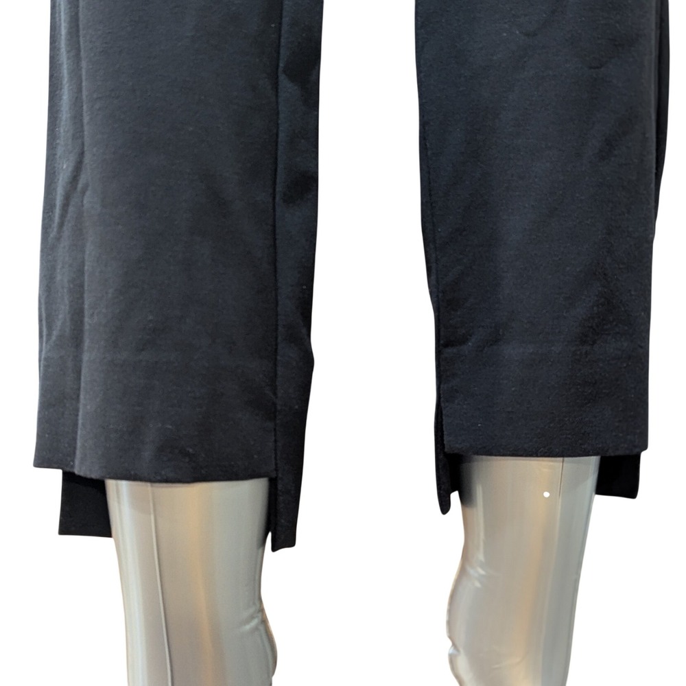 ILTM I Love Tyler Madison Large Womens Black Straight Leg Pants Vented Step Hem - Picture 2 of 7